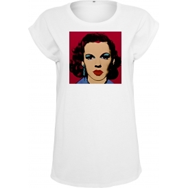 Judy Garland (Andy Warhol Influenced) Womens Extended Shoulder T-Shirt