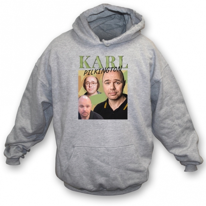 Karl Pilkington Collage Hooded Sweatshirt