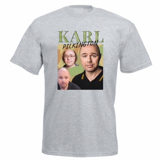 Karl Pilkington Collage Organic T-Shirt