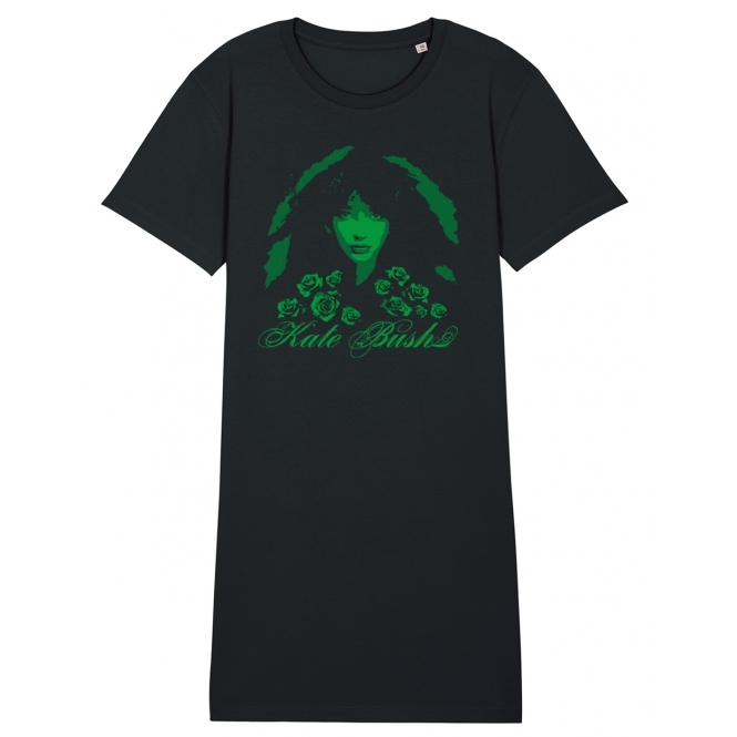 Kate Bush Photo Womens Organic T-Shirt Dress