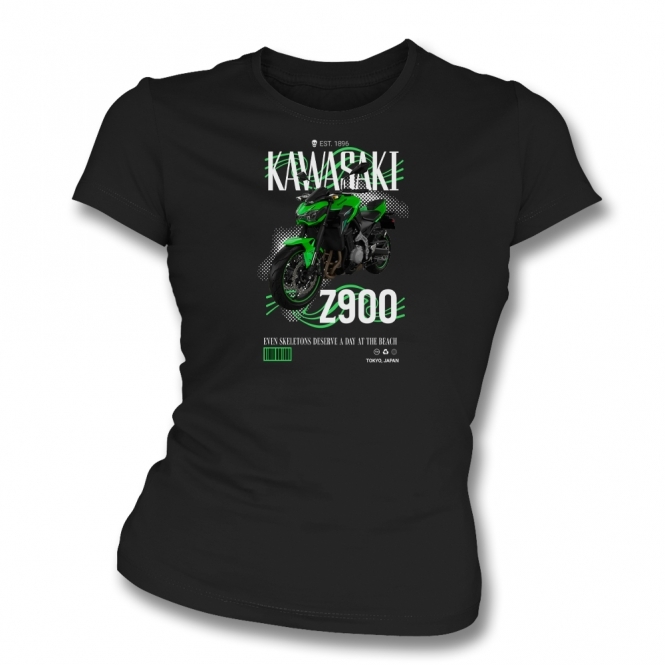 Kawasaki Z900 Organic Womens Slim Fit T-Shirt