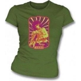 Keef 60's Design (Keith Richards) Womens Slim Fit T-Shirt