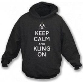 Keep Calm And Kling On Kids Hooded Sweatshirt
