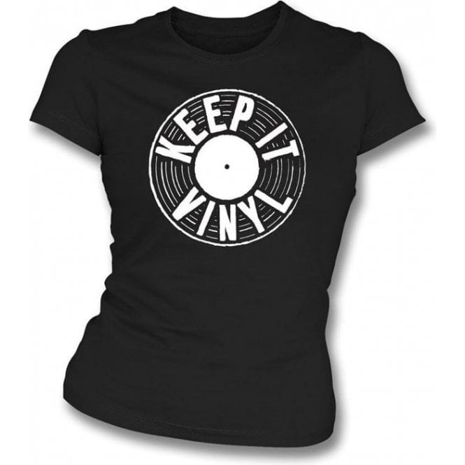 Keep It Vinyl Womens Slim Fit T-Shirt