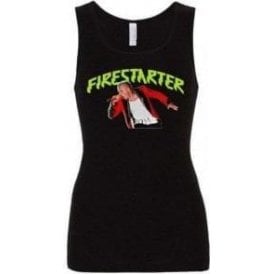 Keith Flint - Firestarter (The Prodigy) Womens Baby Rib Tank Top
