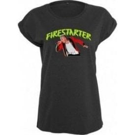 Keith Flint - Firestarter (The Prodigy) Womens Extended Shoulder T-Shirt