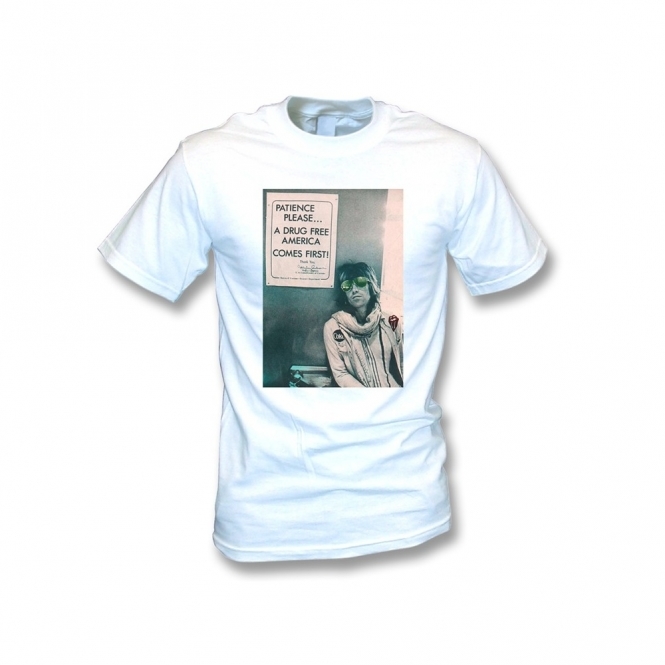 Keith Richards "A Drug Free America" Photo Organic T-Shirt
