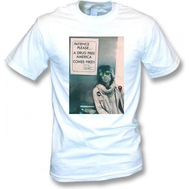 Keith Richards "A Drug Free America" Photo T-shirt
