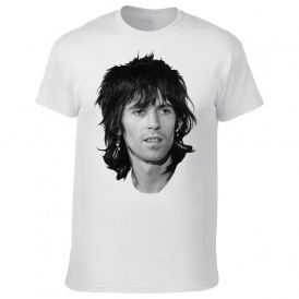 Keith Richards Face (As Worn By Patti Smith) Organic T-Shirt