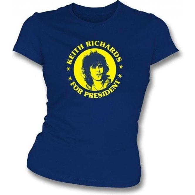 Keith Richards for President Girl's Slim-Fit T-shirt