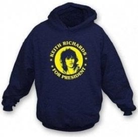 Keith Richards for President Hooded Sweatshirt