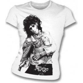 Keith Richards Photo Womens Slim Fit T-Shirt