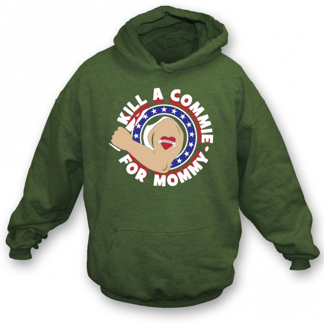 Kill A Commie For Mommy (As Worn By Johnny Ramone, Ramones) Organic Hooded Sweatshirt