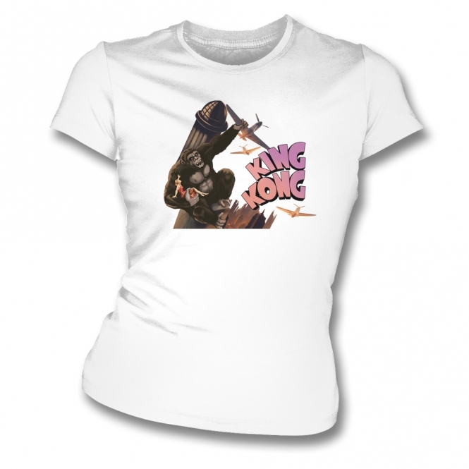King Kong (As Worn By Debbie Harry, Blondie) Womens Slim Fit T-Shirt