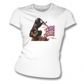 King Kong (As Worn By Debbie Harry, Blondie) Womens Slim Fit T-Shirt