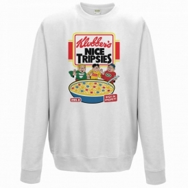 Klubber's Nice Tripsies Original Rave Design Organic Sweatshirt
