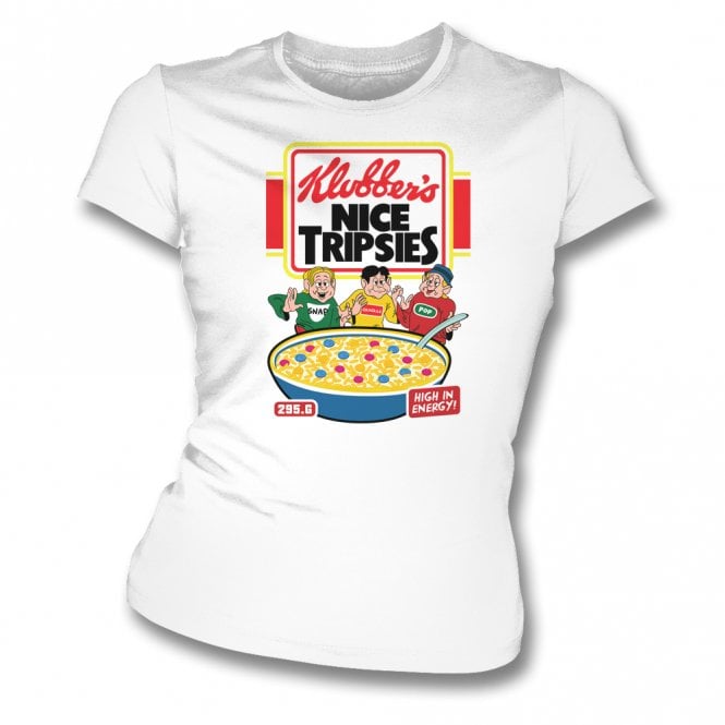 Klubber's Nice Tripsies Original Rave Design Womens Slim Fit T-Shirt