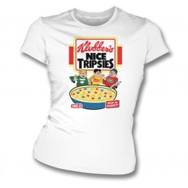 Klubber's Nice Tripsies Original Rave Design Womens Slim Fit T-Shirt