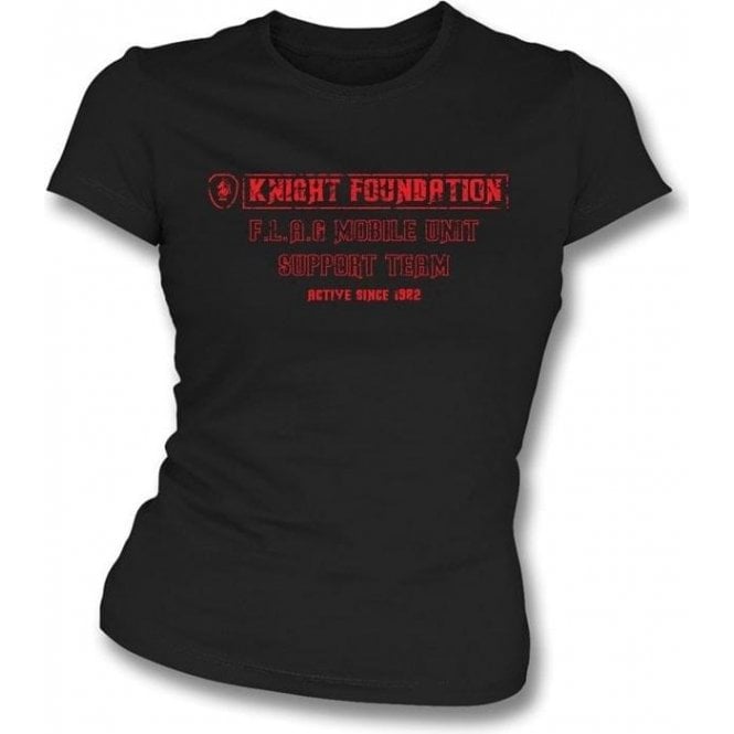 Knightrider Foundation (Hasselhoff) Womens Slim Fit T-Shirt
