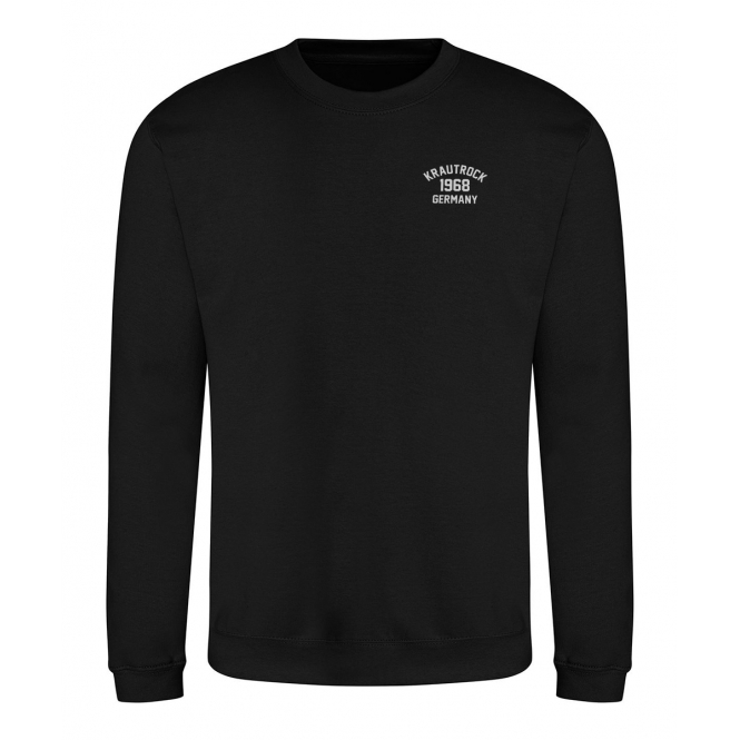 Krautrock 1968 Germany Embroidered Left Breast Logo Sweatshirt