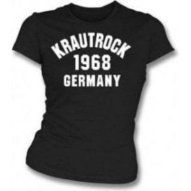 Krautrock 1968 Germany Womens Slim Fit T-Shirt
