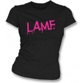 L.A.M.F (As Worn By Johnny Thunders, The Heartbreakers & Debbie Harry, Blondie) Womens Slim Fit T-Shirt