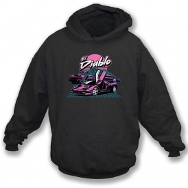 Lamborghini Diablo "El Diablo" Kids Hooded Sweatshirt