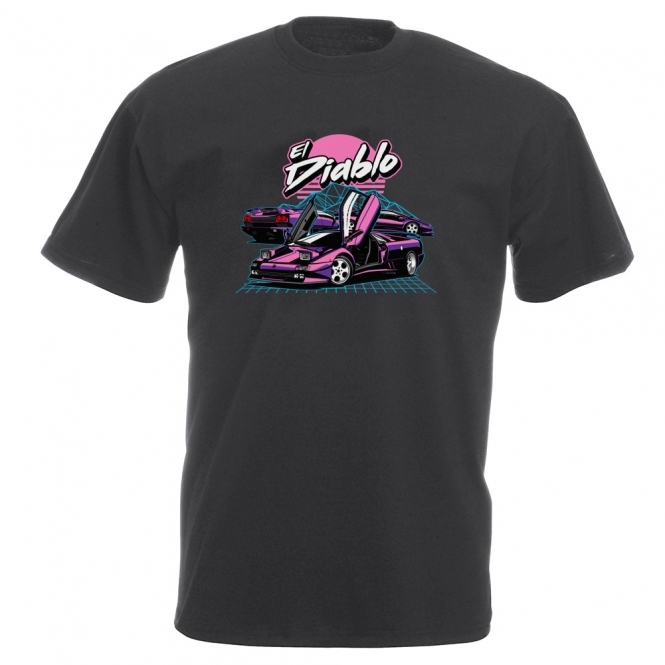 Lamborghini Diablo "El Diablo" Vintage Wash T-Shirt