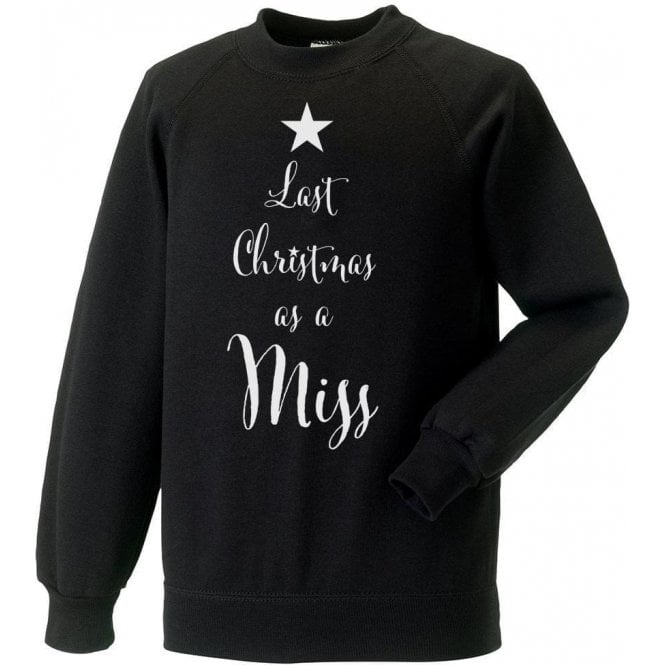 Last Christmas As A Miss Christmas Jumper