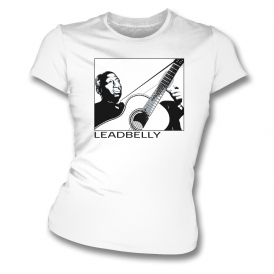 Lead Belly (As Worn By Kurt Cobain, Nirvana) Womens Slim Fit T-Shirt
