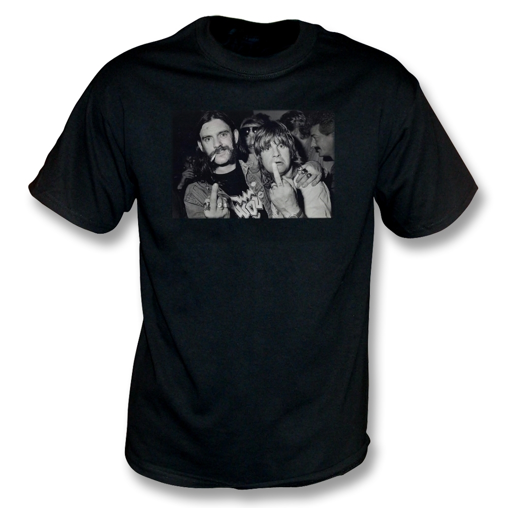 Lemmy & Ozzy Osbourne Photo T-Shirt - Mens from TShirtGrill UK