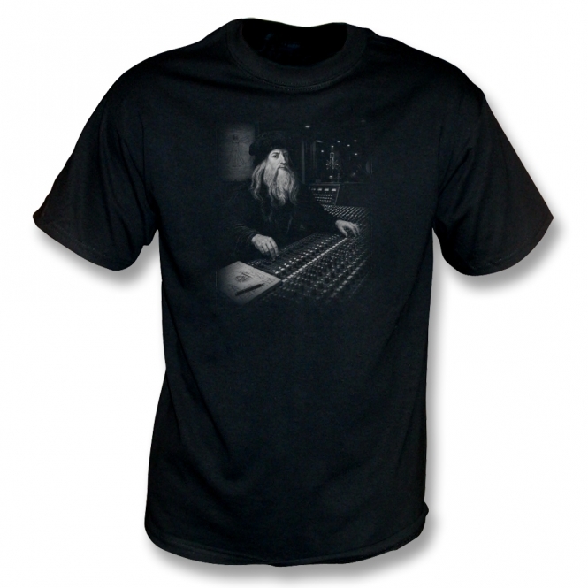Leonardo da Vinci In Recording Studio Organic T-Shirt