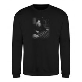 Leonardo da Vinci In Recording Studio Sweatshirt