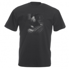 Leonardo da Vinci In Recording Studio Vintage Wash T-Shirt