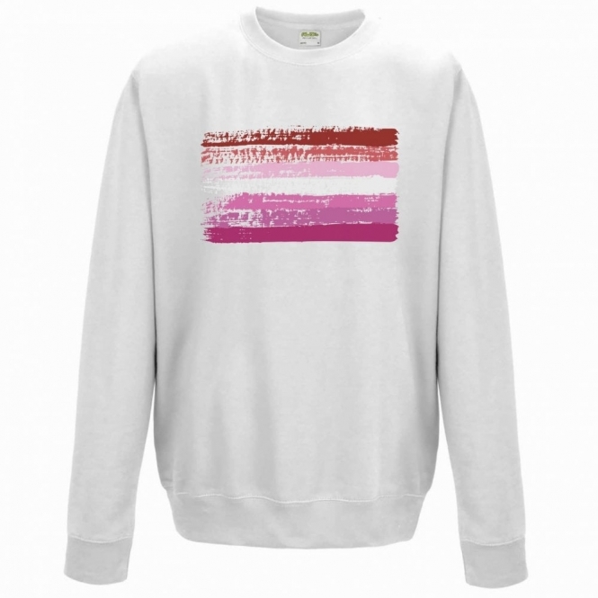 Lesbian Flag Organic Sweatshirt