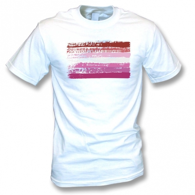 Lesbian Flag Organic T-Shirt