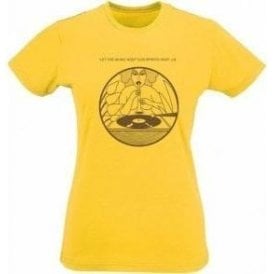 Let The Music Keep Our Spirits High (As Worn By Dee Dee Ramone, Ramones) Womens Slim Fit T-Shirt
