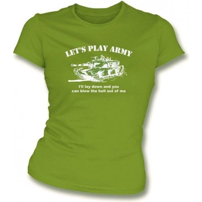 Let's Play Army Girls Slim-Fit T-shirt