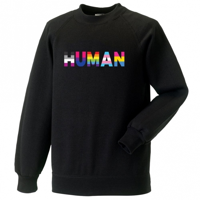 LGBT Human Organic Sweatshirt