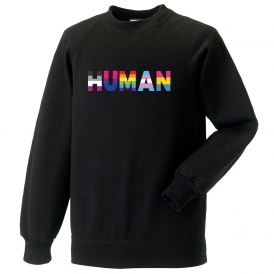 LGBT Human Organic Sweatshirt