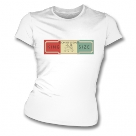 Lion Of Judah (As Worn By Joe Strummer, The Clash) Organic Womens Slim Fit T-Shirt