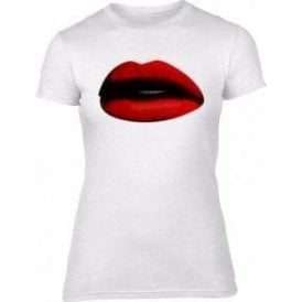 Lips (As Worn By PJ Harvey) Womens Slim Fit T-Shirt