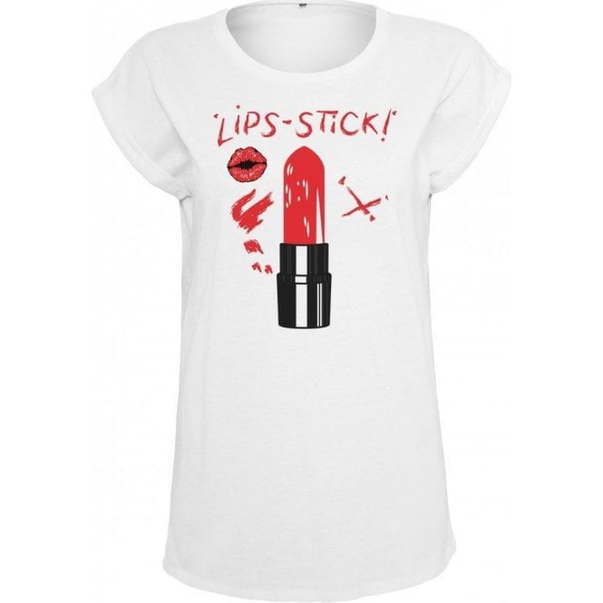 Lips Stick (As Worn By Kate Bush) Womens Extended Shoulder T-Shirt