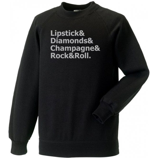 Lipstick & Diamonds... Sweatshirt