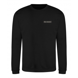 Live Forever (Inspired By Oasis) Embroidered Left Logo Sweatshirt