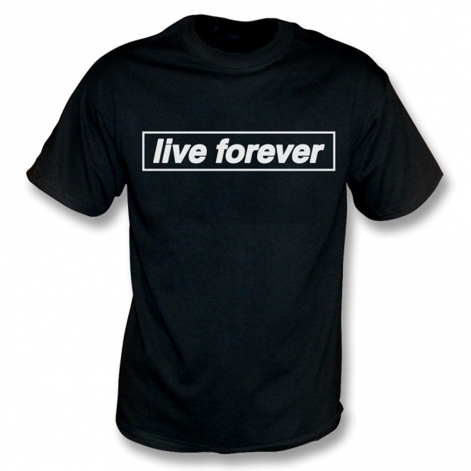 Live Forever (Inspired by Oasis) Organic T-Shirt
