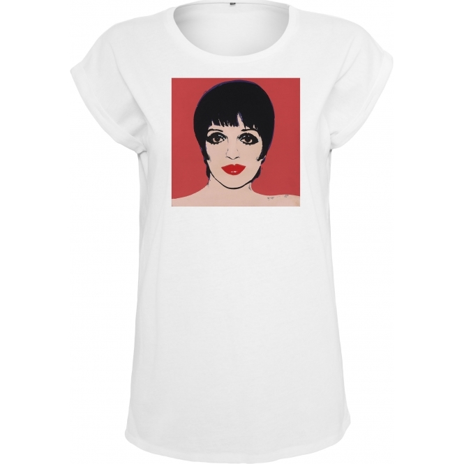 Liza Minnelli (Andy Warhol Influenced) Womens Extended Shoulder T-Shirt
