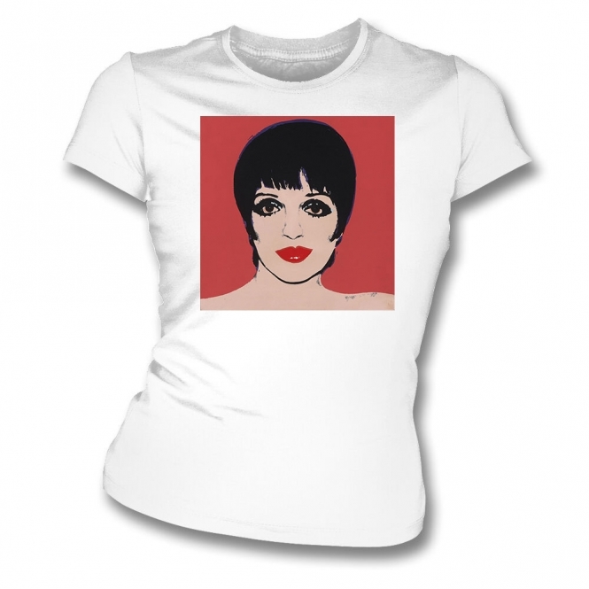 Liza Minnelli (Andy Warhol Influenced) Womens Slim Fit T-Shirt
