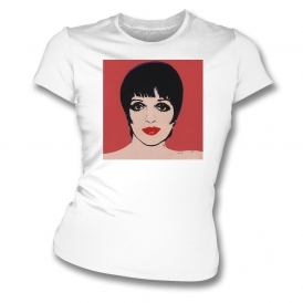 Liza Minnelli (Andy Warhol Influenced) Womens Slim Fit T-Shirt