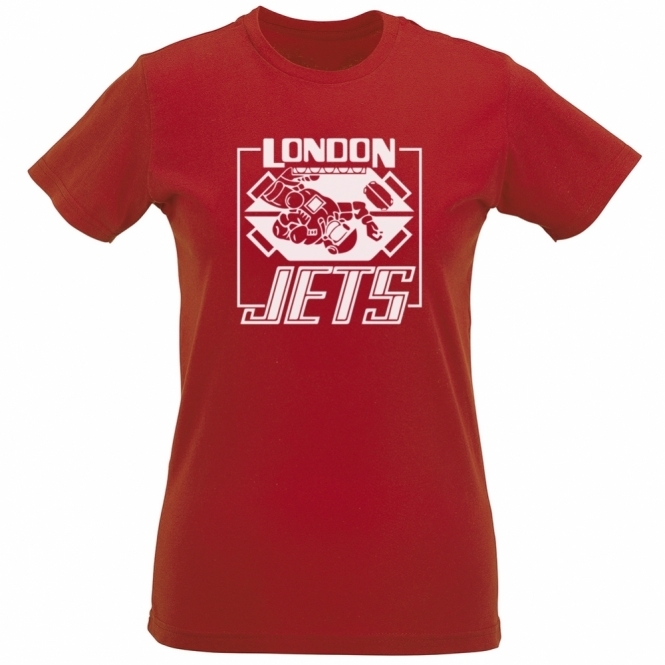 London Jets (As Worn By Craig Charles) Organic Womens Slim Fit T-Shirt